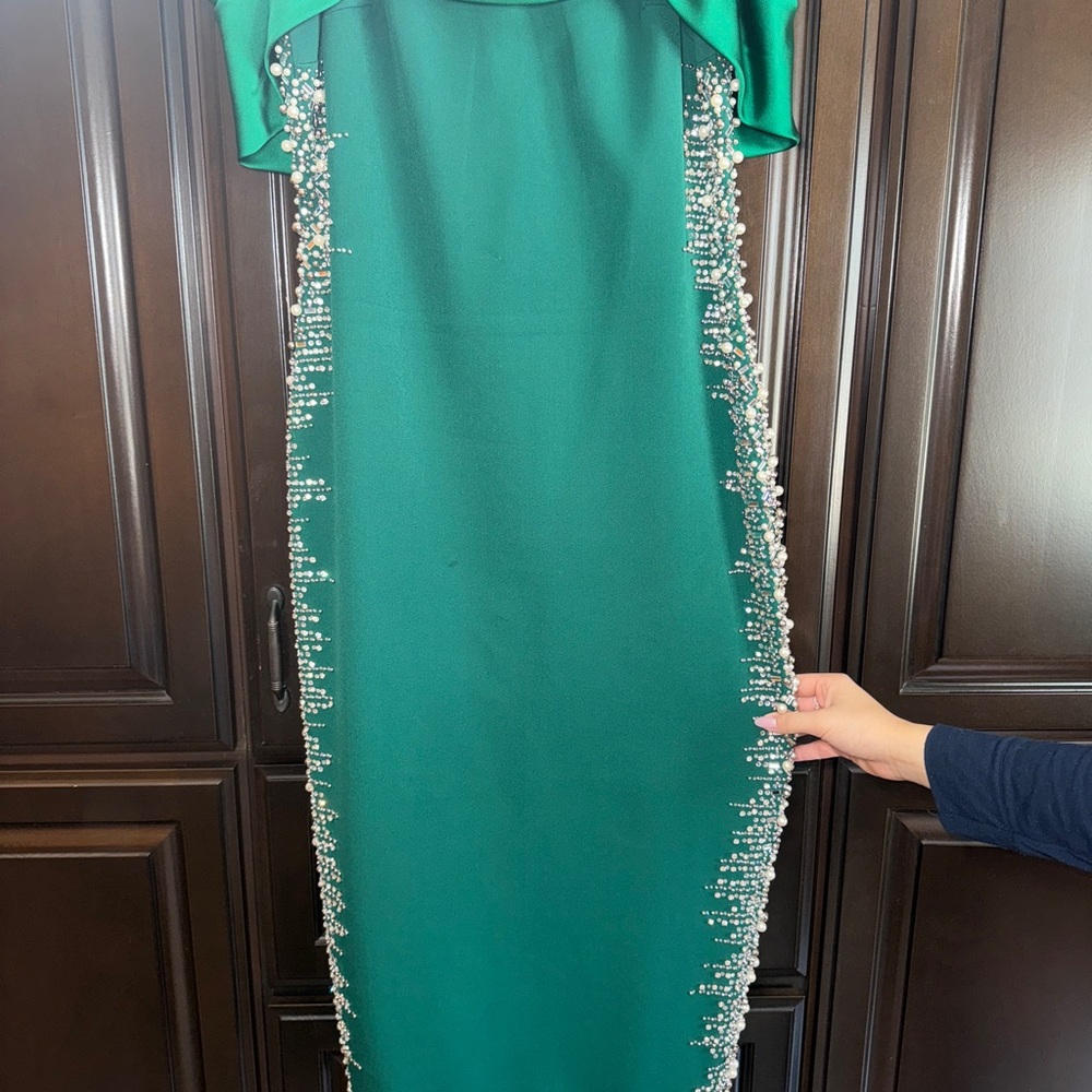 Embellished Detailing on hips gown